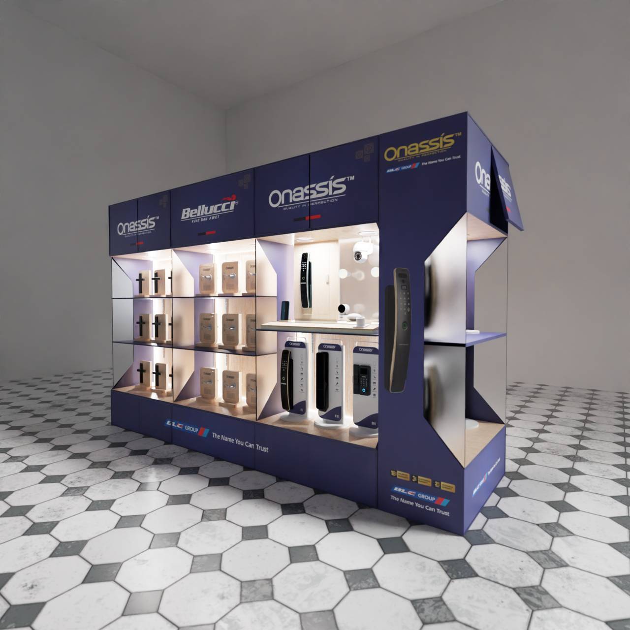 Mitra 10 Booth Digital Lock